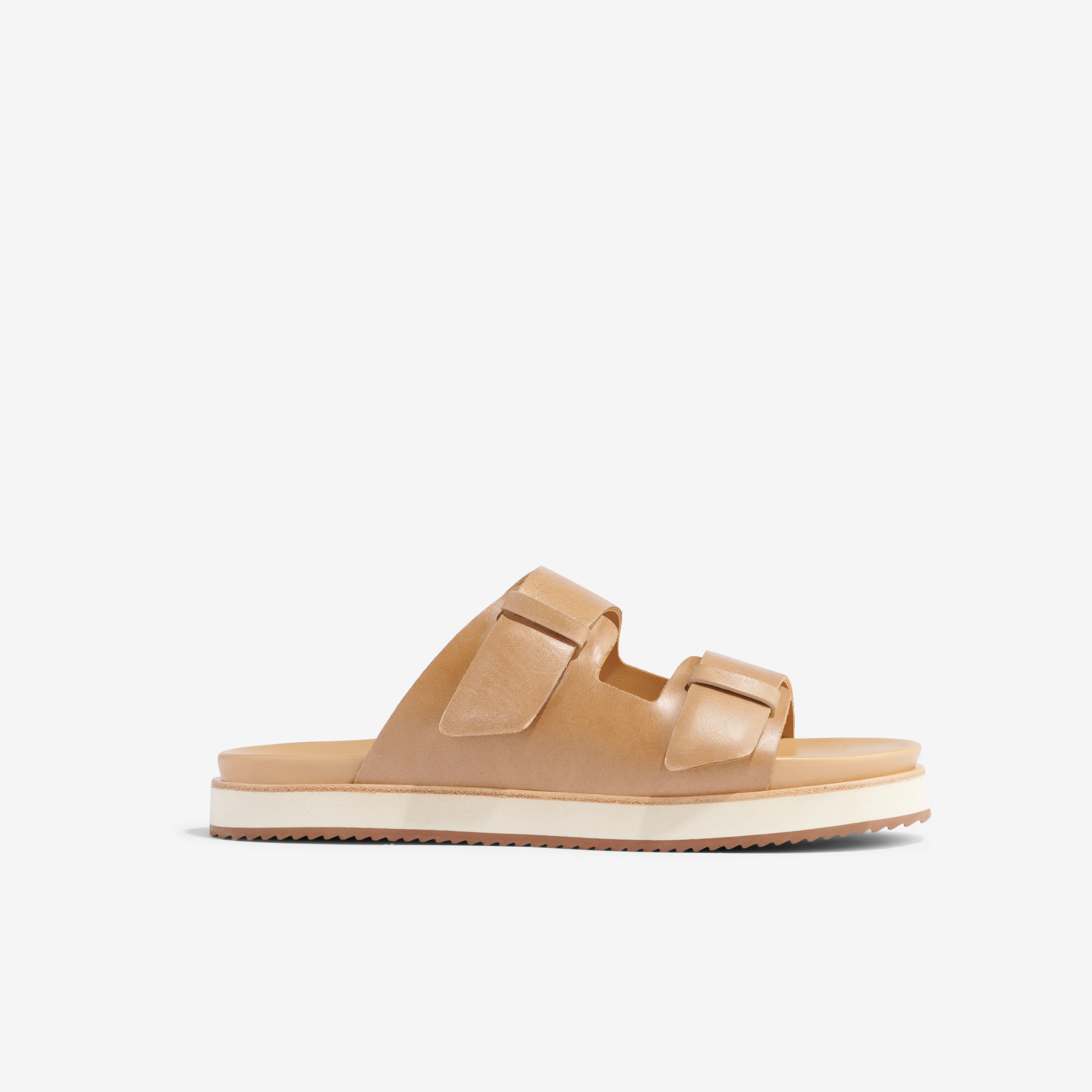 Ella Flatform Slide Almond - Image 6