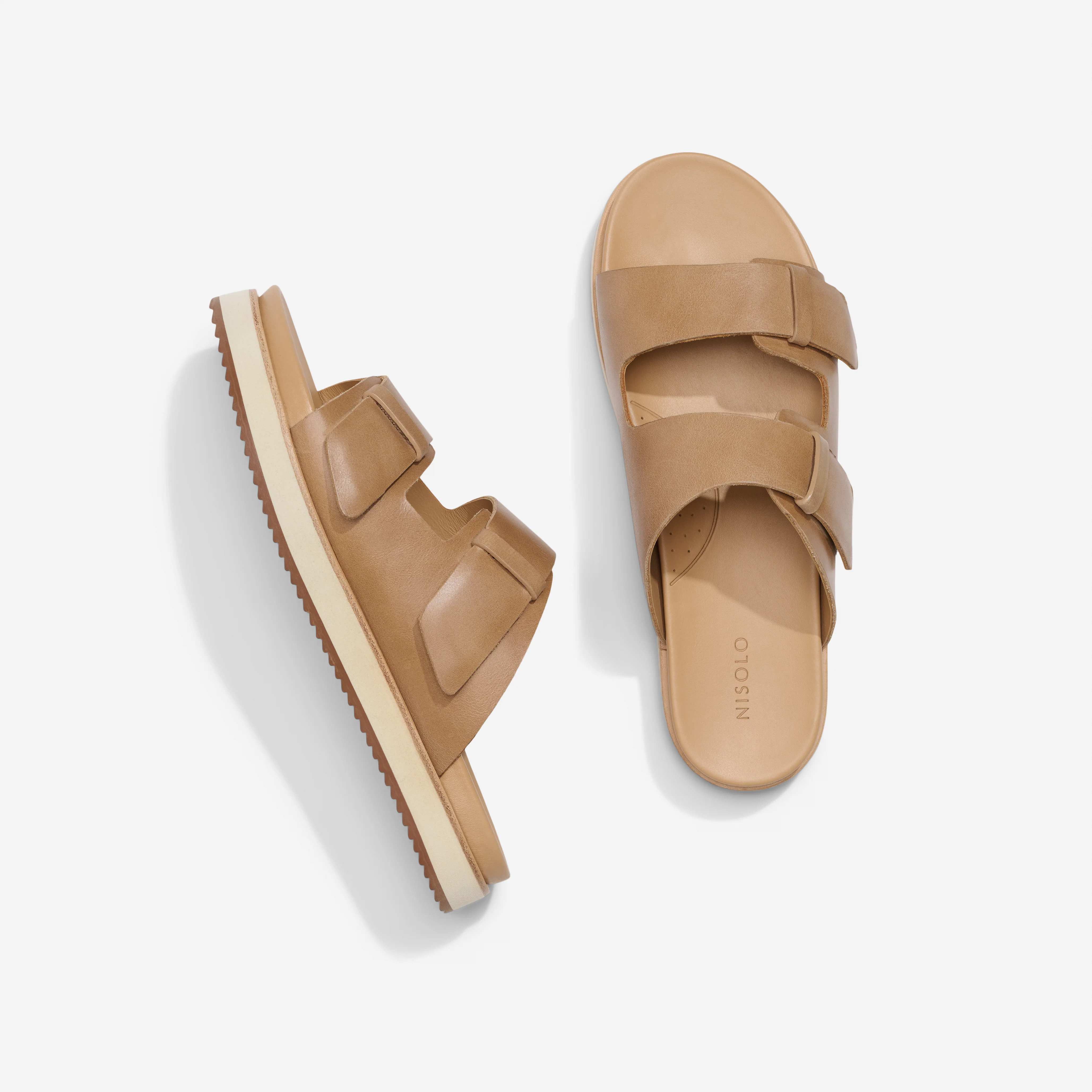 Ella Flatform Slide Almond - Image 8