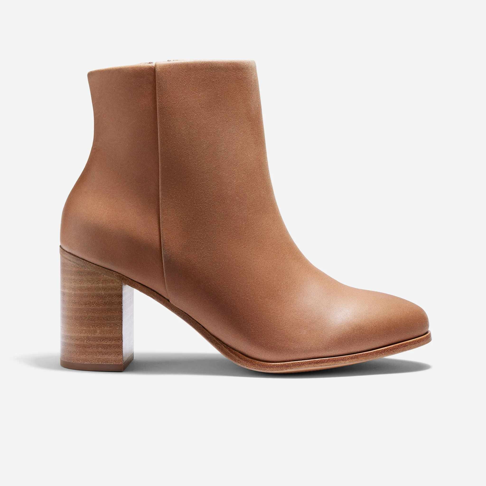 Lia Heeled Bootie Almond - Image 3