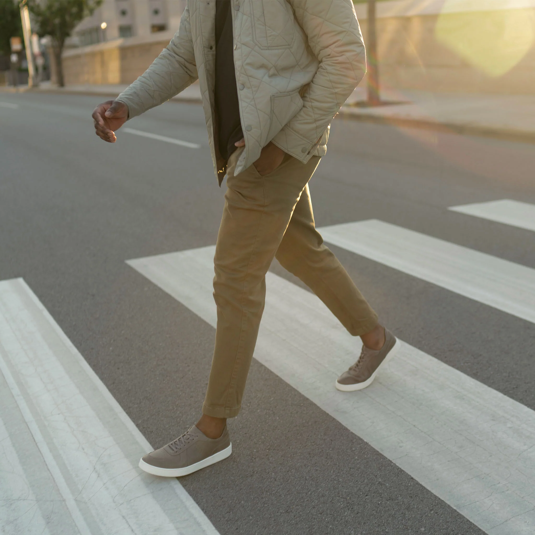 Men's Beto Go-To Court Sneaker Grey - Image 10