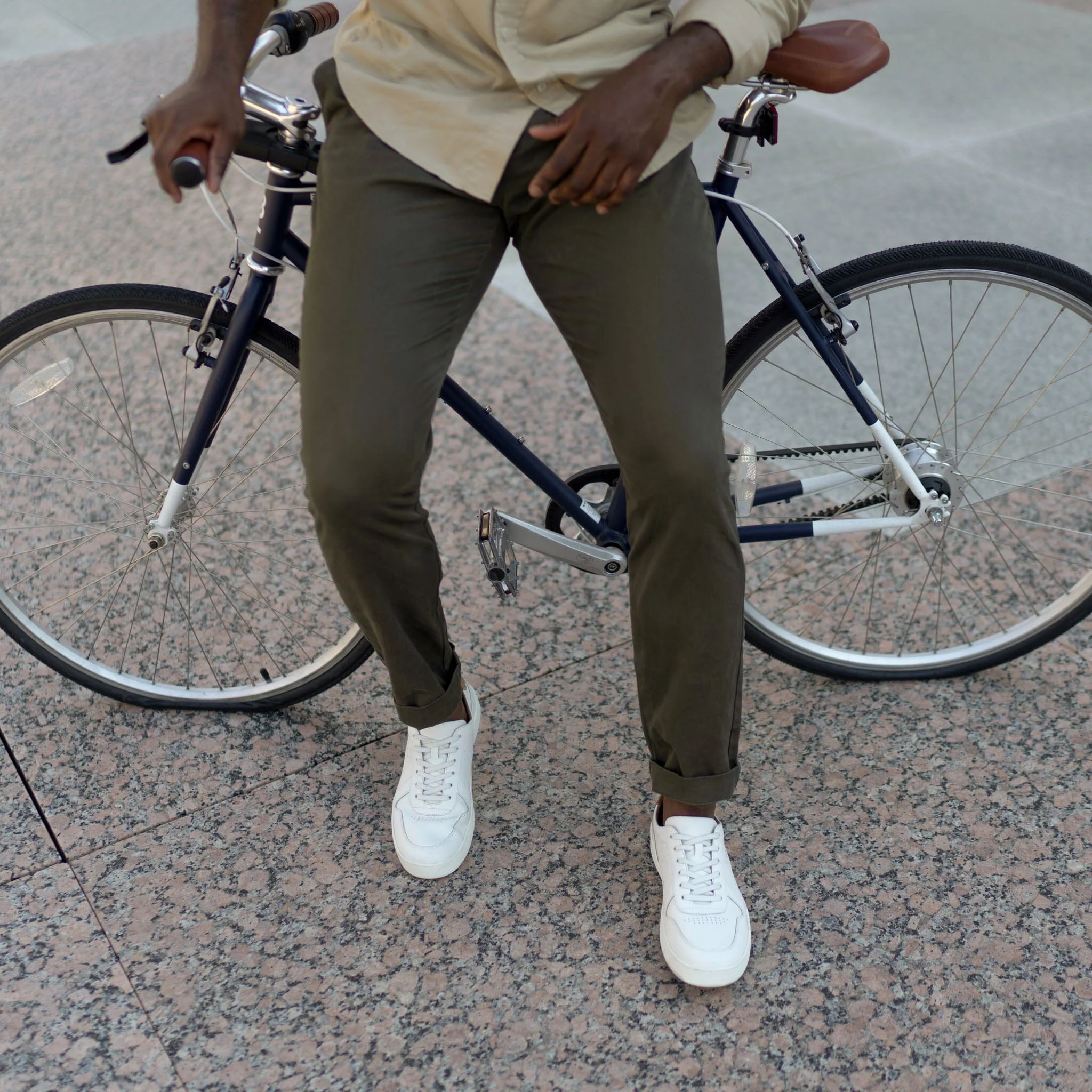 Men's Beto Go-To Court Sneaker White - Image 4