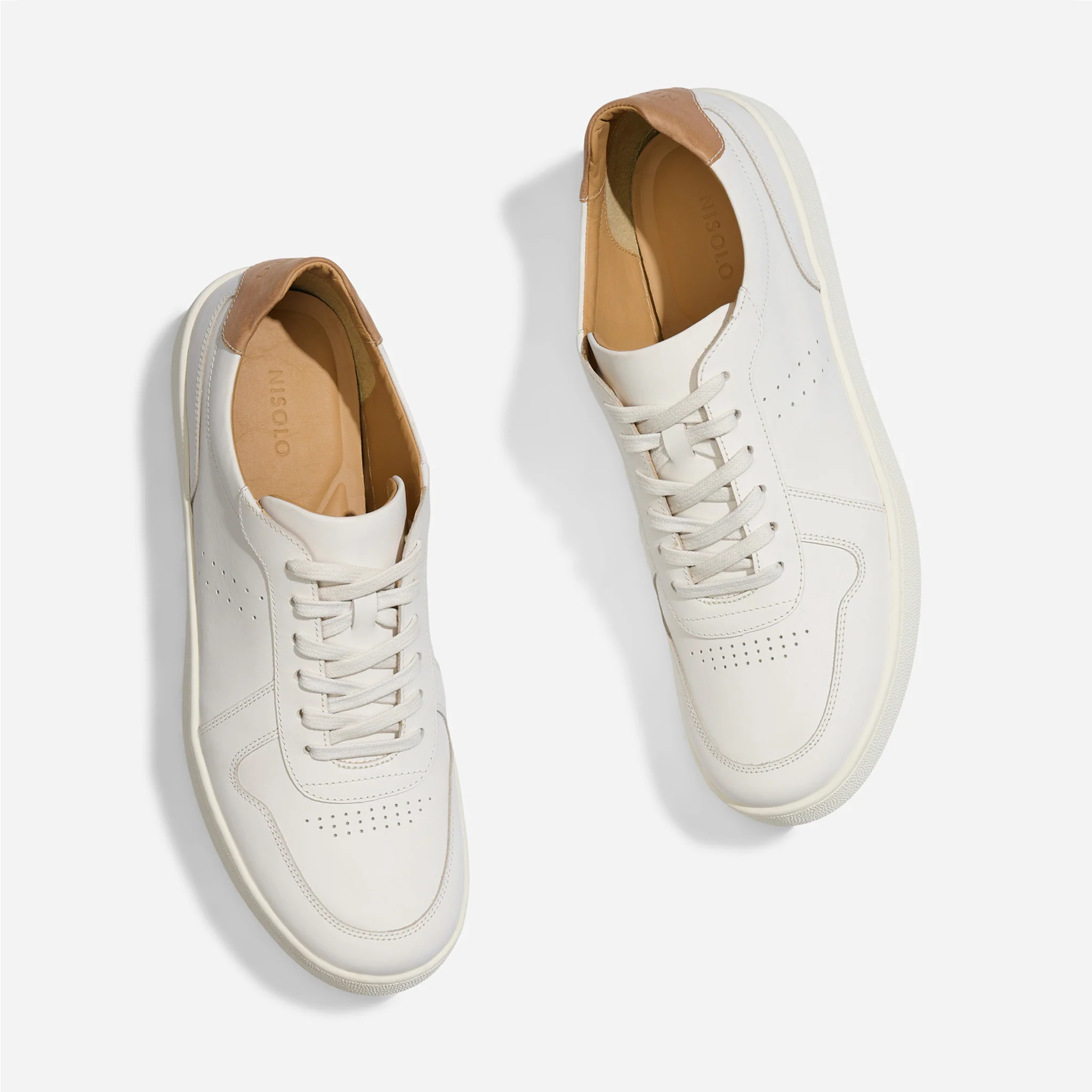 Men's Beto Go-To Court Sneaker White - Image 8