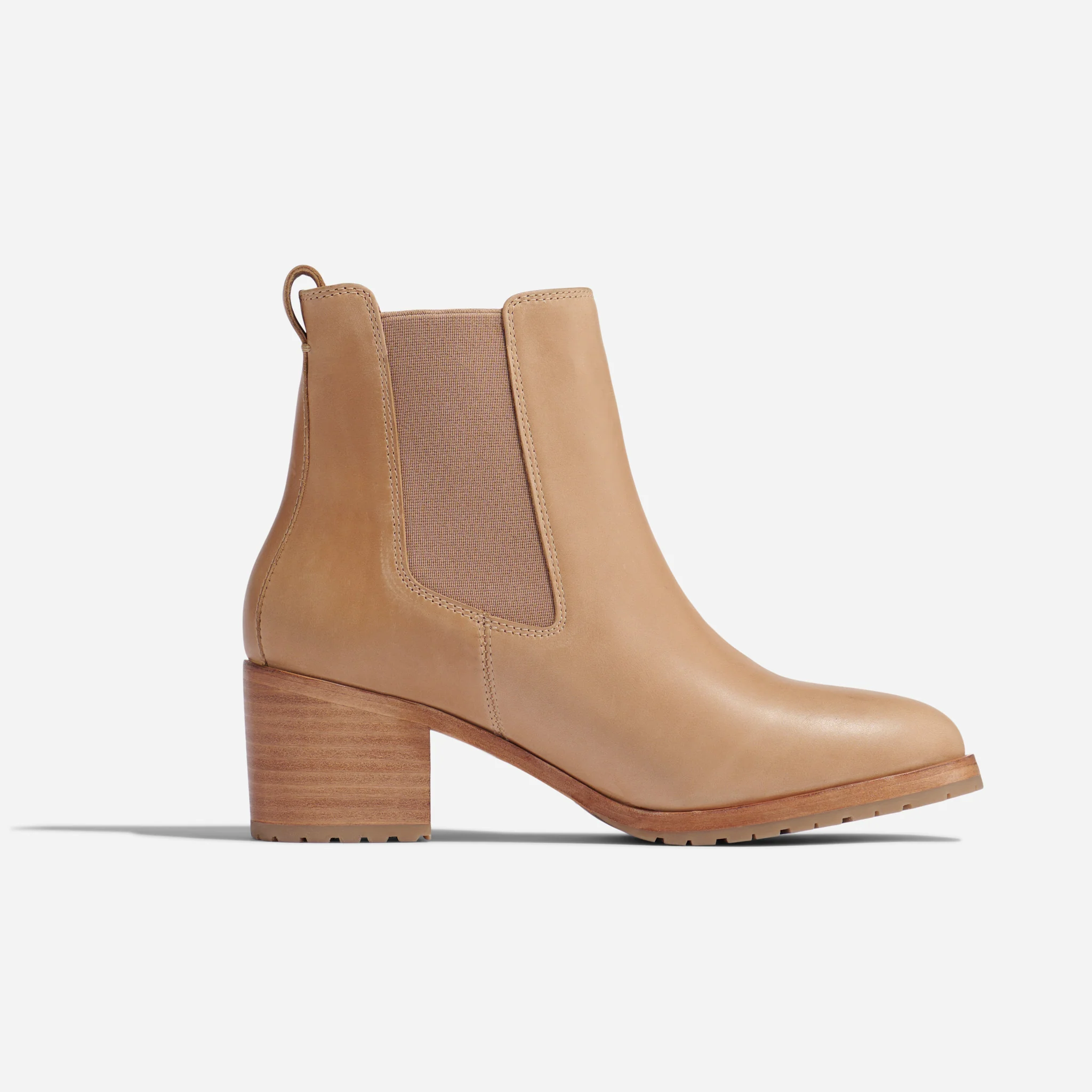 Ana Go-To Heeled Chelsea Boot Almond - Image 5