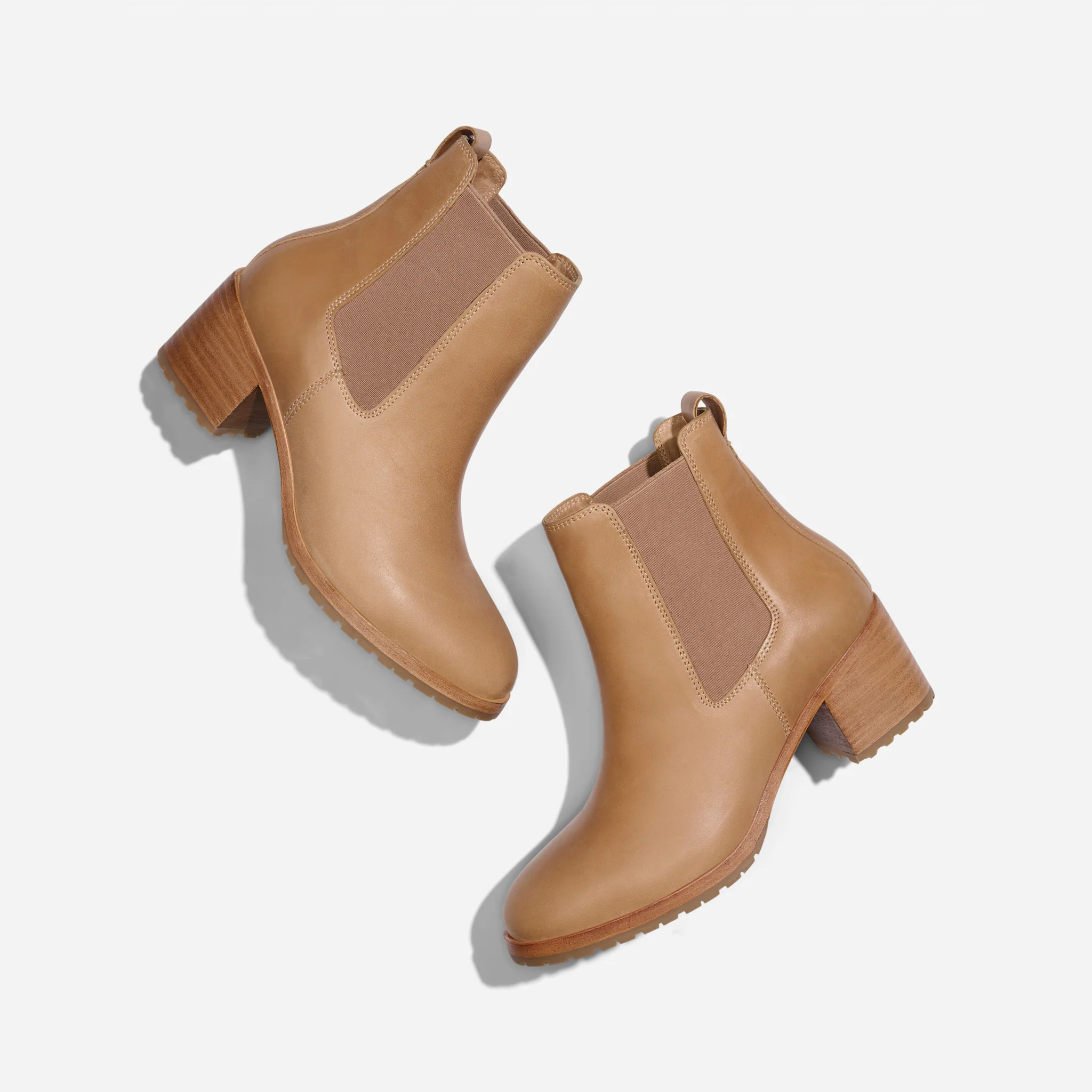 Ana Go-To Heeled Chelsea Boot Almond - Image 6