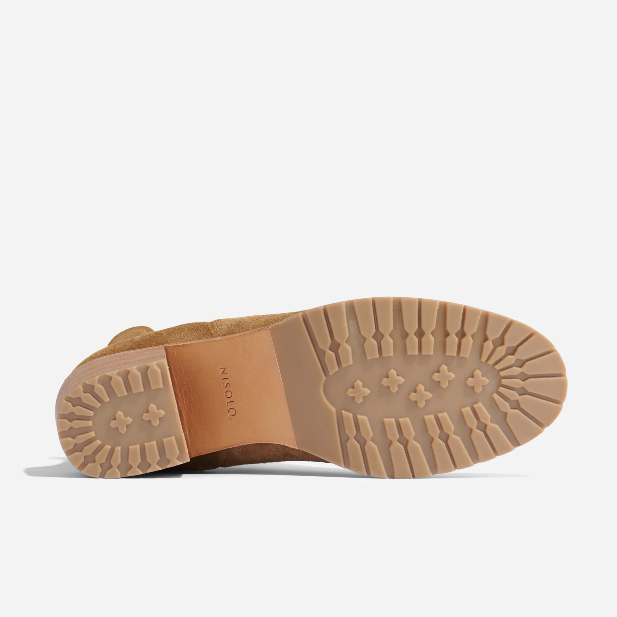 Ana Go-To Heeled Chelsea Boot Taupe Suede - Image 8