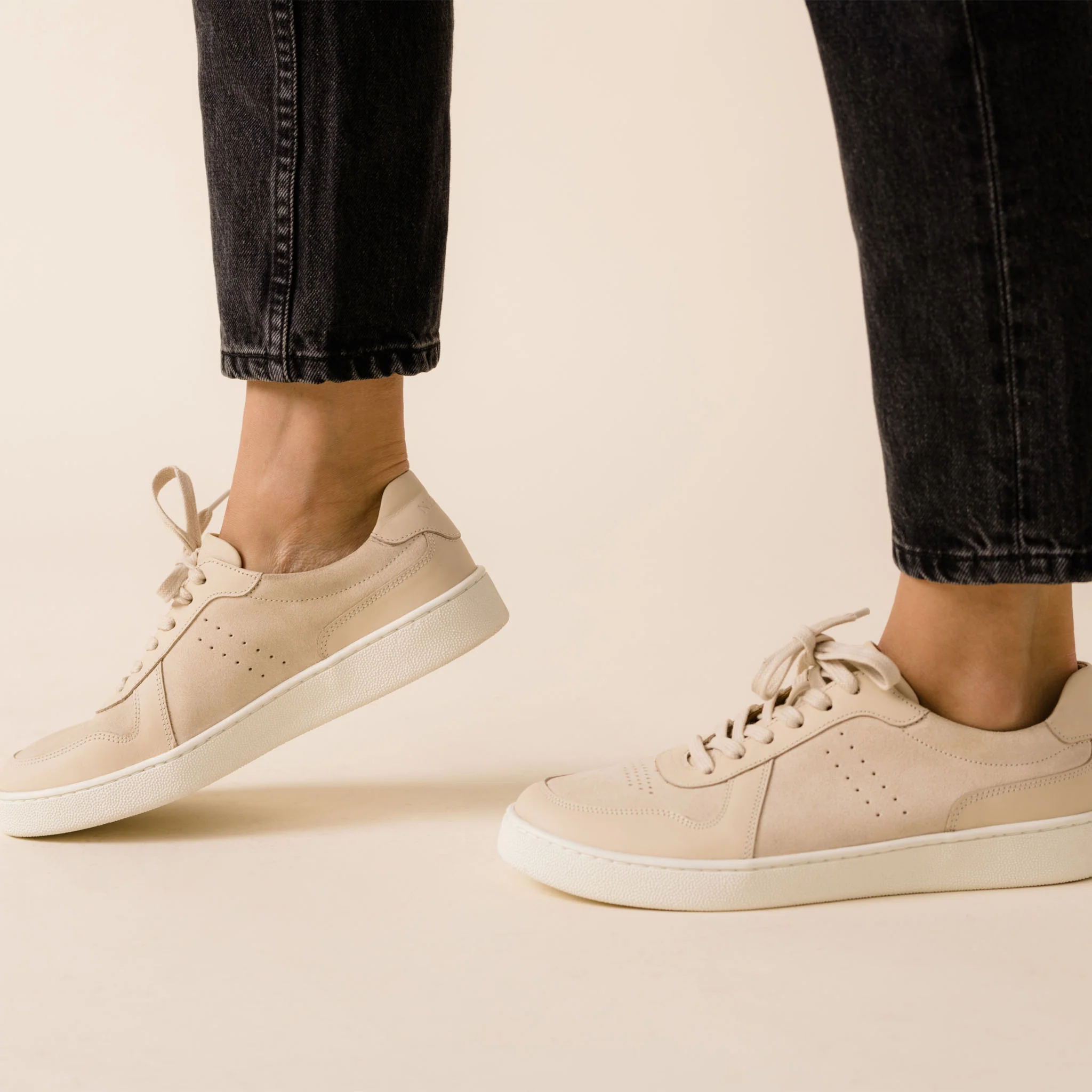 Bria Go-To Court Sneaker Bone - Image 8