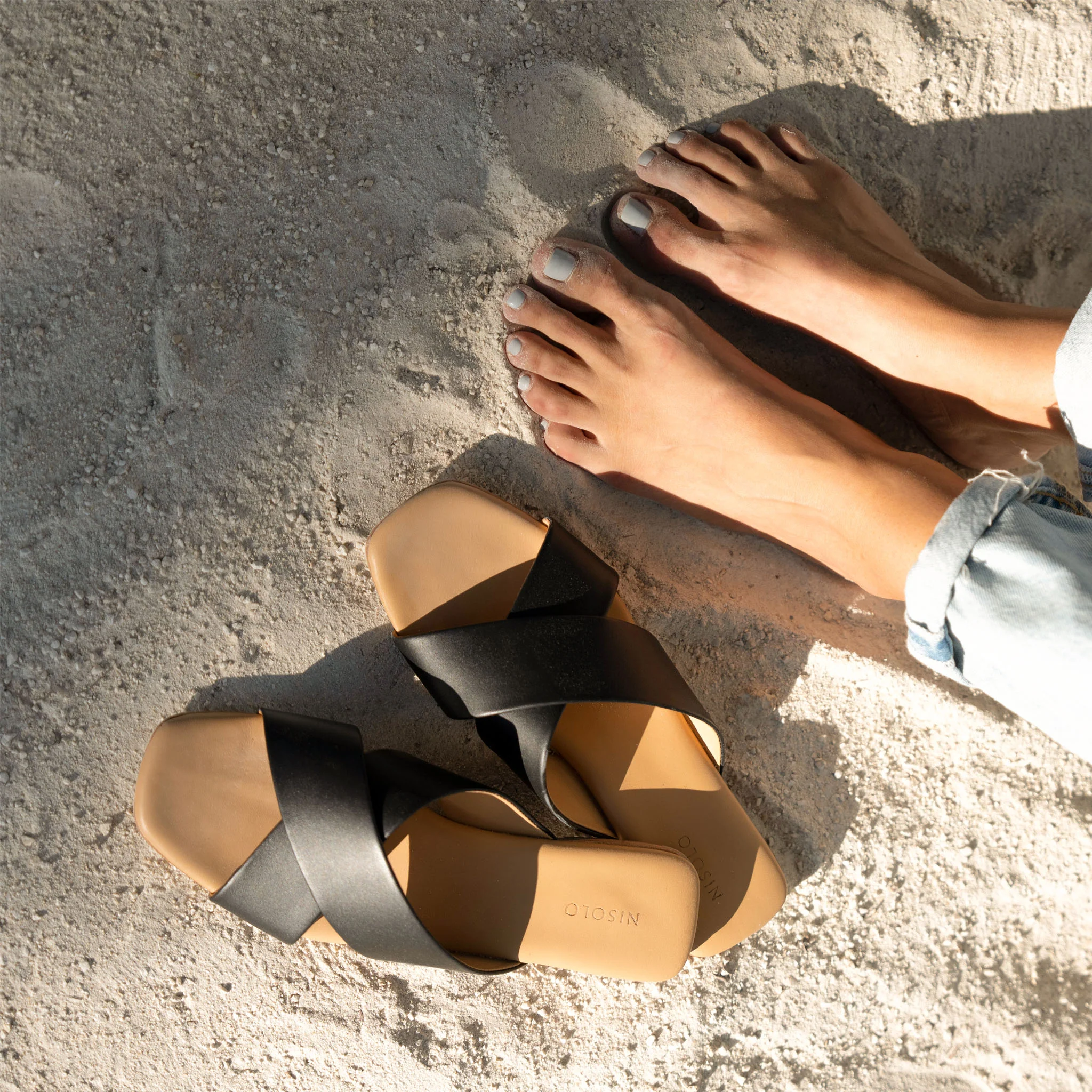 Catalina Slide Sandal Black - Image 8