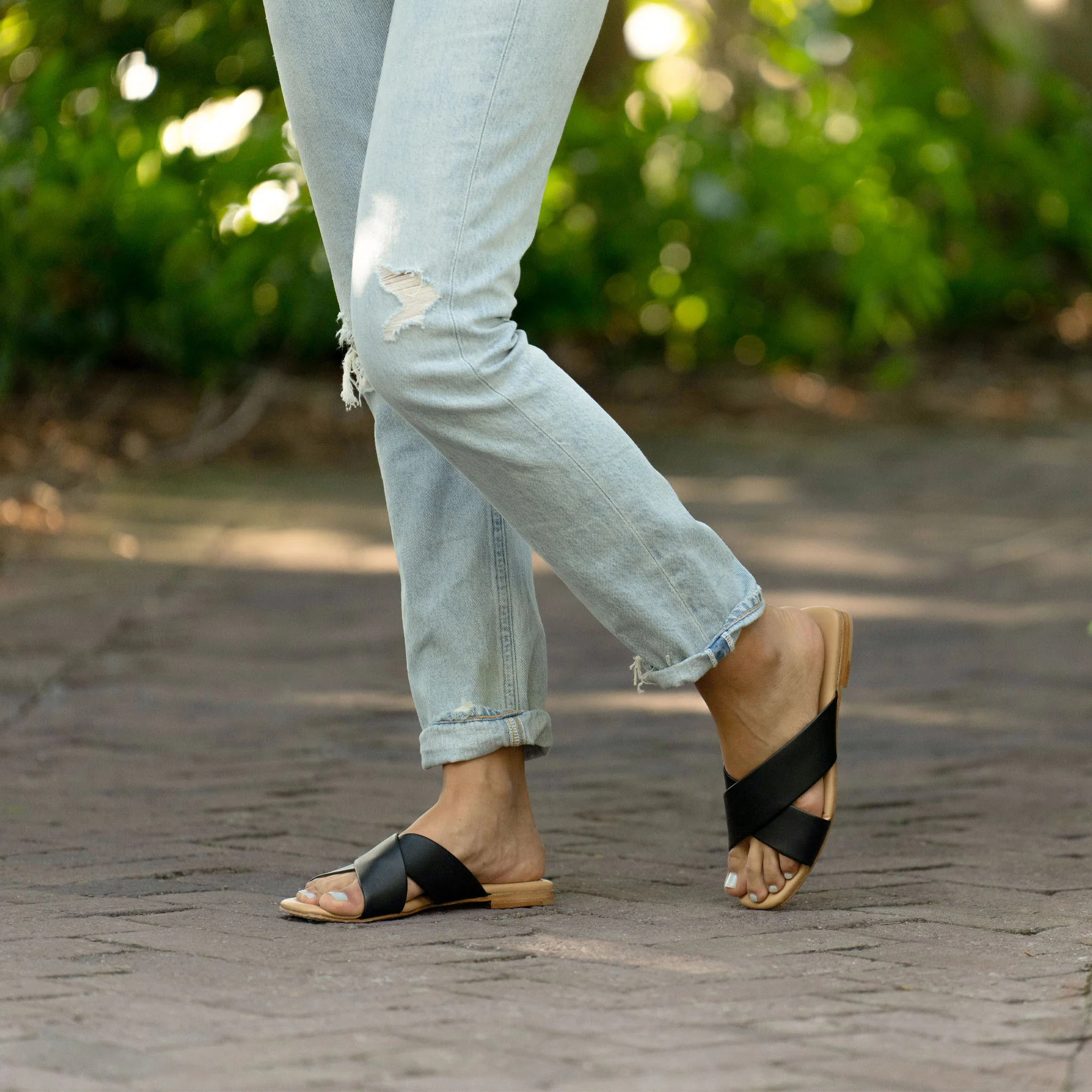 Catalina Slide Sandal Black - Image 9