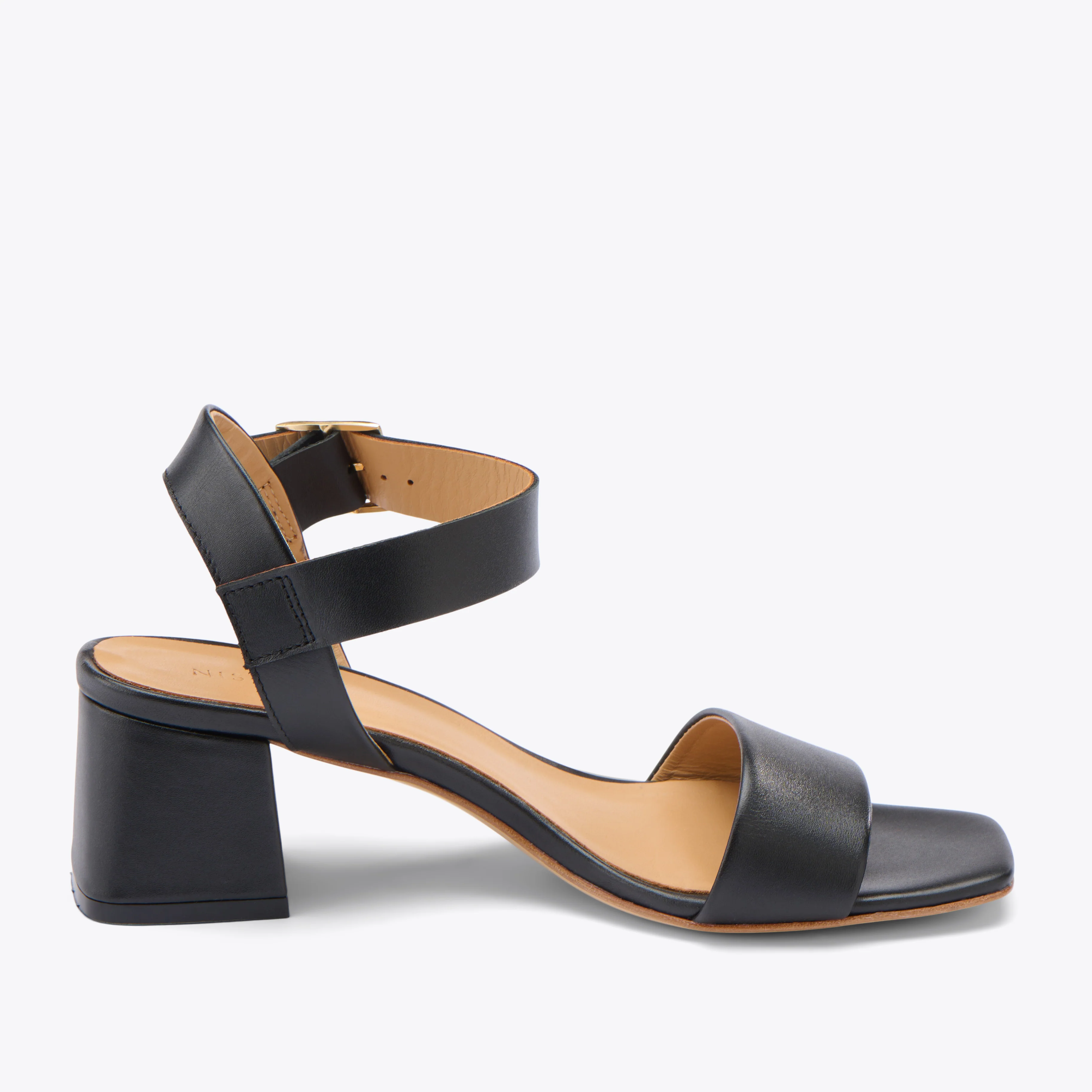 Stella Go-To Block Heel Sandal Black - Image 3