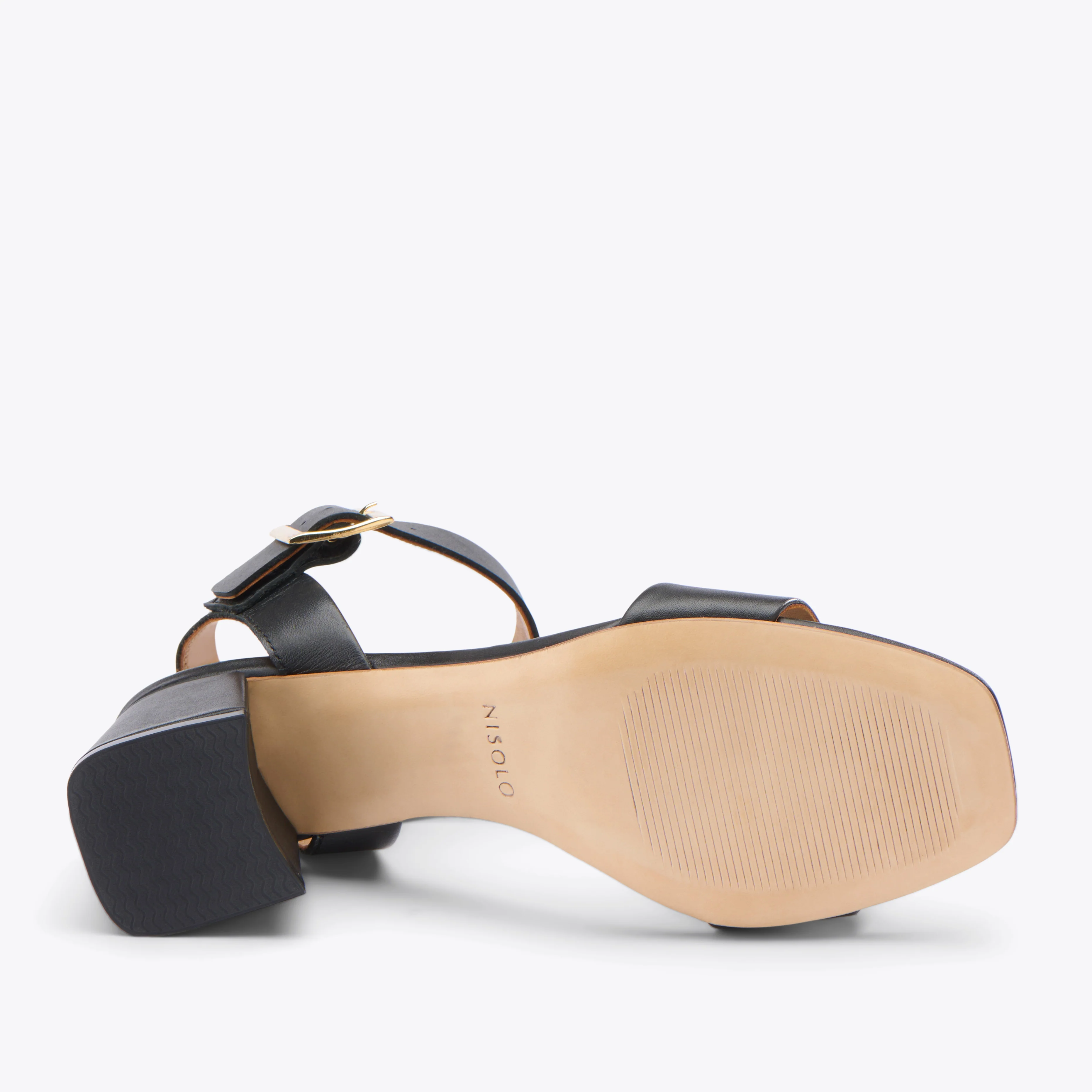 Stella Go-To Block Heel Sandal Black - Image 4